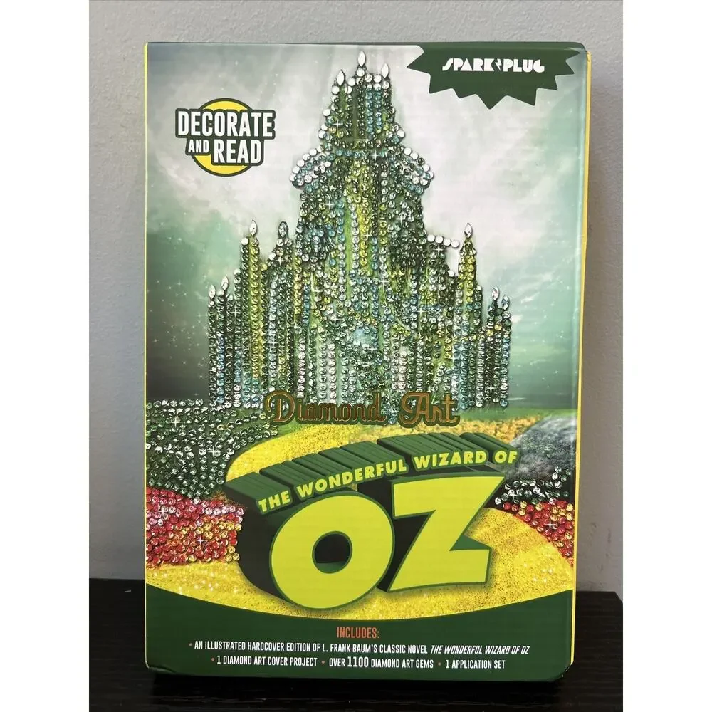 The Wonderful Wizard Of Oz Decorate & Read Diamond Art Kit for Adults & Kids New